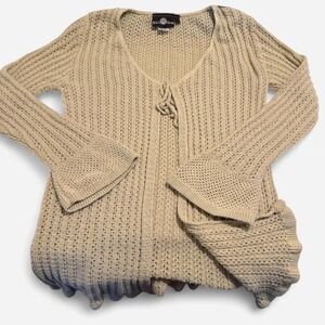 Vintage Cream knit cardigan